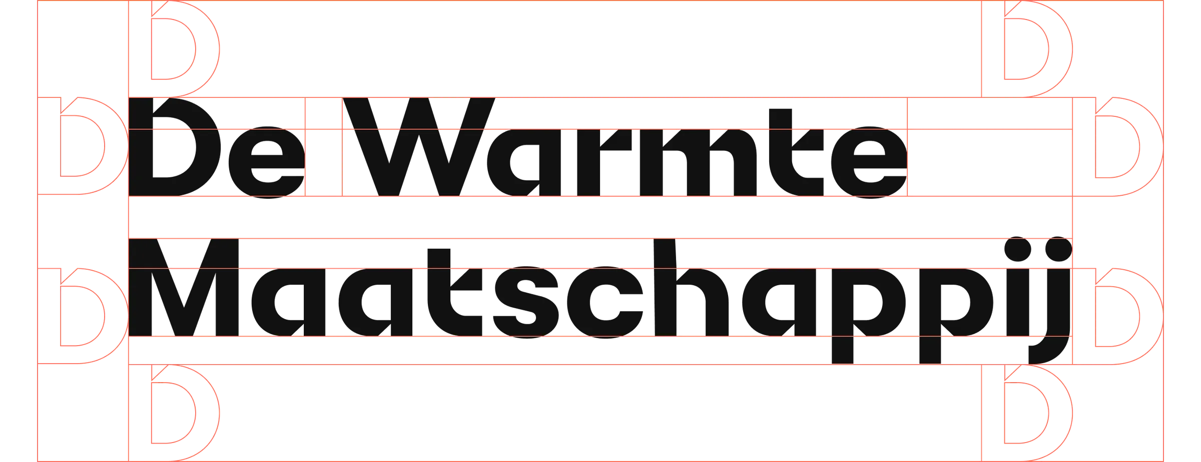 DWM brand logo construction from the case study.