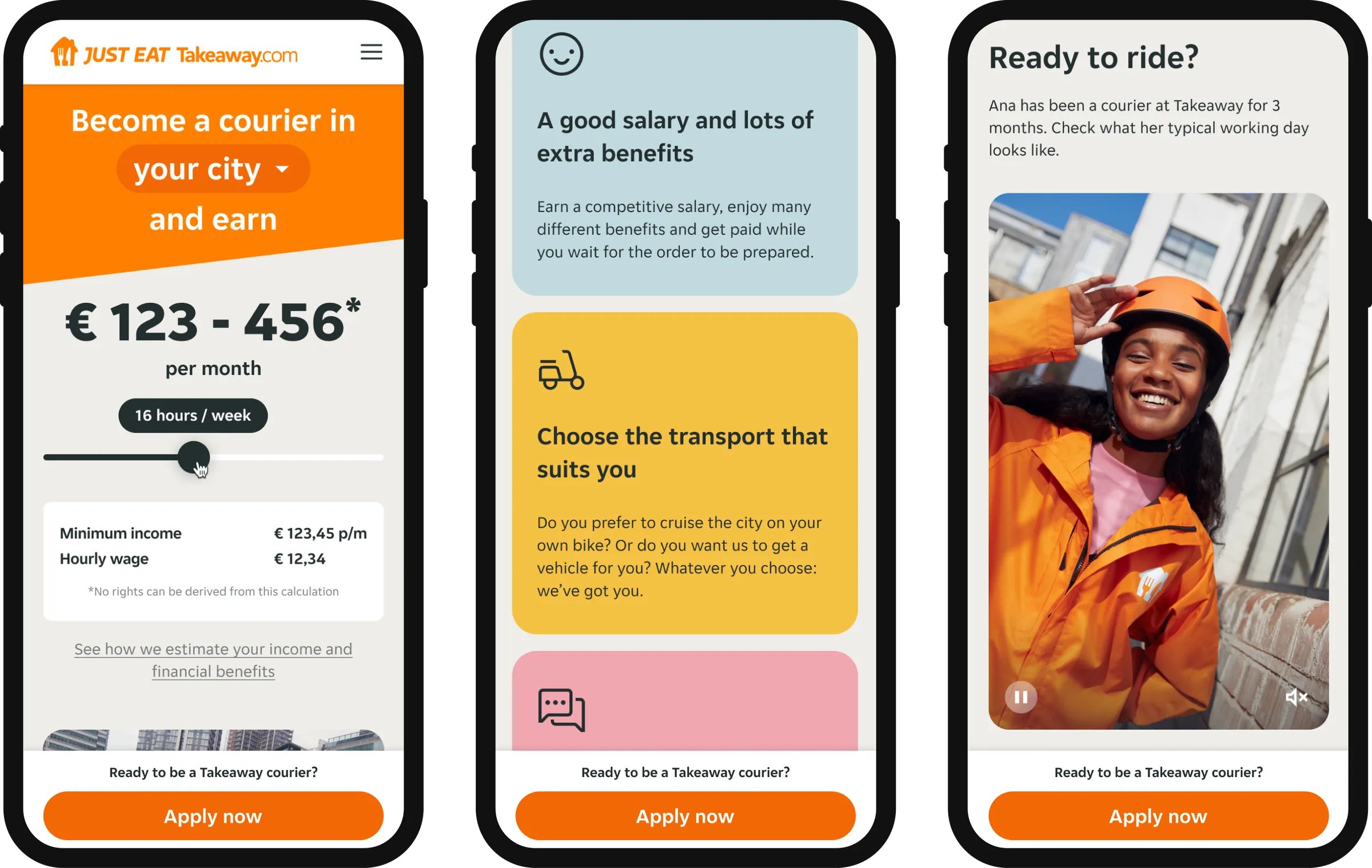 Takeaway gradual rollout across mobile screens.